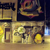 02/08 Saragozza,gironzolando by night con i rasta... graffiti!