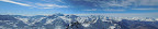 Panorama of the view from the top of Mont Fort at Verbier