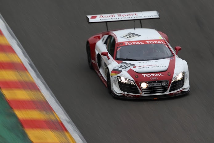 2011 Spa 24 hours, Audi R8 LMS ( 320 ) # 99 Audi Sport Team Phoenix 110908 Audi R8 racewagen 003.jpg