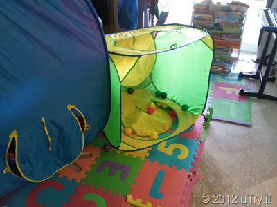 Messy play area