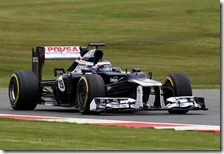 Bottas nei test di Silverstone 2012
