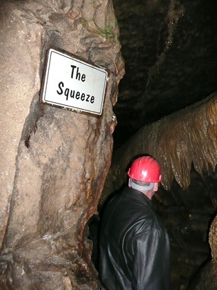 White Scar Cave Squeeze