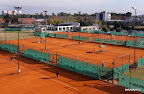 Las canchas de tenis que ofrece El Clú. Gentileza: El Clú.