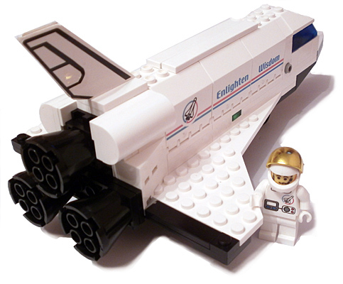 Bricker - Construction Toy by ENLIGHTEN (Brick) 509 Space Shuttle Discovery