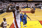 Heat Allow Mavs for a Big 4th Quarter Comeback. Lose Game Two. lebron james nba 110602 mia vs dal 16 game 2 Heat Allow Mavs for a Big 4th Quarter Comeback. Lose Game Two.