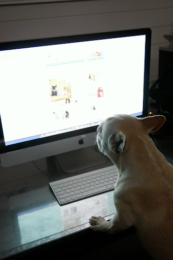 You're right, Franny.  That cookie looks just like this photo of us on our blog.