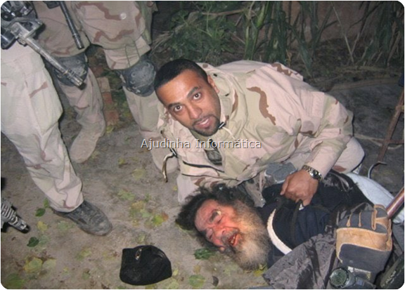 Foto do Soldado que capturou Saddam