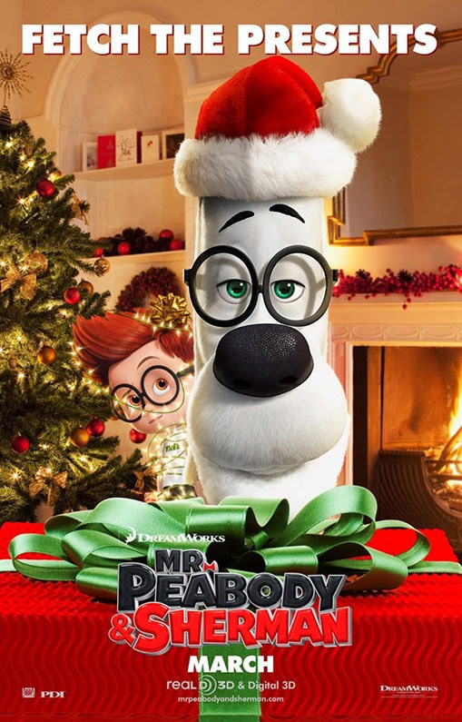 Mr. Peabody és Shermanék karácsonyi posztere