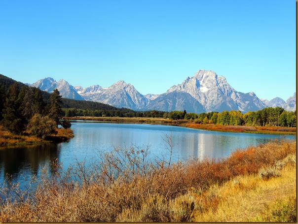 Our first stop on our driving tour, Oxbow Bend