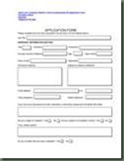 online application form