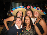 Erika and the girls - doesn't she look about 12 years old?