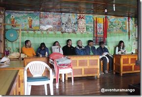 Grupo no Mosteiro de Pangboche 1 Grupo no Mosteiro de Pangboche 1