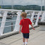 Walking on marina on Grand Traverse Bay. &ndash; 01-Aug-2010