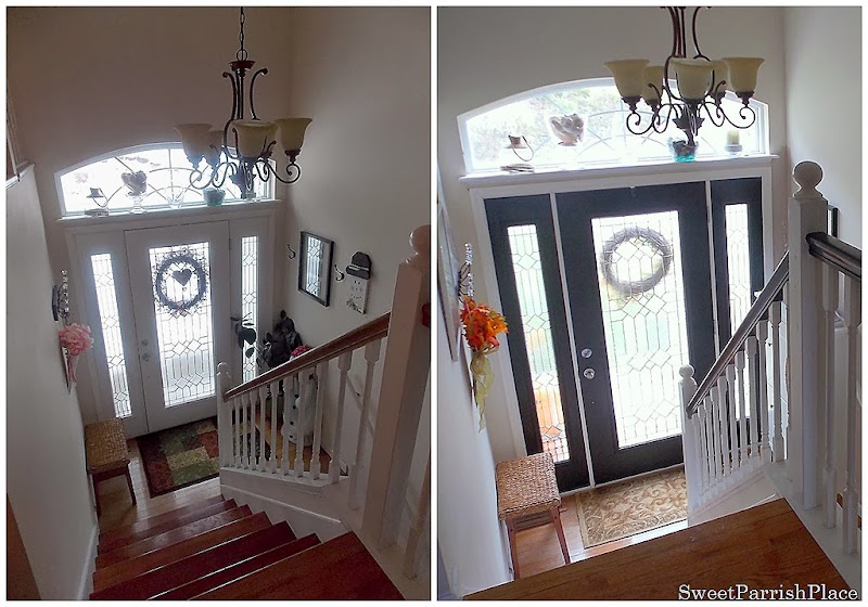 entry before and after