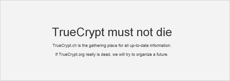 TrueCrypt must not die