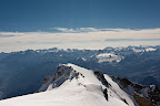 Widok z Mont Blanc