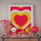 It took more than 5,000 pieces of gum to finish the mosaic. It took more than 5,000 pieces of gum to finish the mosaic.