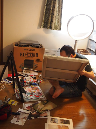 三か月くらい前から毎週土日の日の明るい時間だけ、先生は黙々と作業しておりました。
