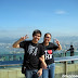 Doing the Korean pose at The Peak in Hong Kong
