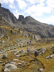 Walking the HRP in Andorra towards the Col du Juclar with the Cylindre d