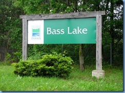 4511 Bass Lake Provincial Park - our walk in the Park - Bass Lake sign