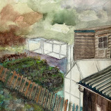 watercolour 9x12 inches, 18 July 2011