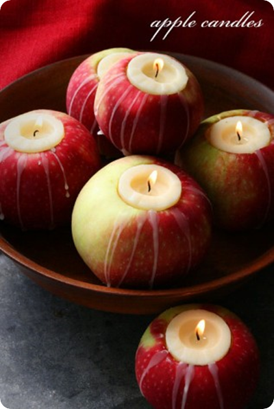 apple candles