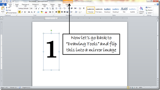 how-to-make-mirror-image-text-in-Microsoft-word