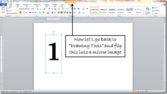 how to create a programme in word