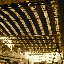 Shanghai - Marché poisson - le toit rayé