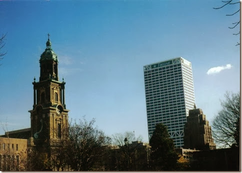 Cathedral of St. John the Evangelist in Milwaukee, Wisconsin in November 2000