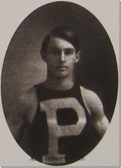IMG_3627 A.C. Gilbert in Pacific University Athletic Uniform