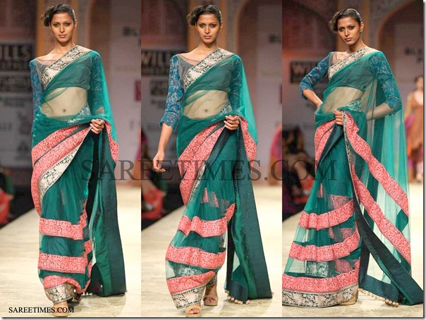 Manish_Malhotra_Green_Saree