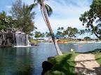 Ocean-fed lagoon, Hilton Waikoloa Village
