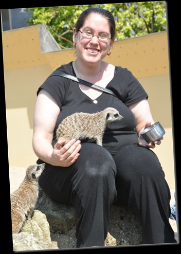 Debs feeding Meerkats DSC_0919