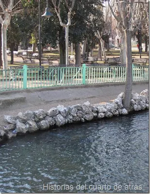estanque parque de la Alamedilla en Salamanca detalle