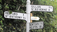 Cornish sign post