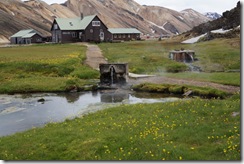 The hot springs at Landmannalaugar