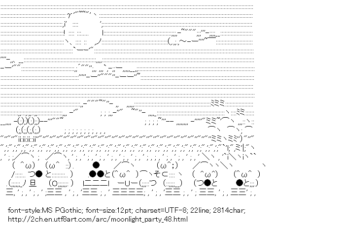 [AA]Moonlight party （ ＾ω＾）