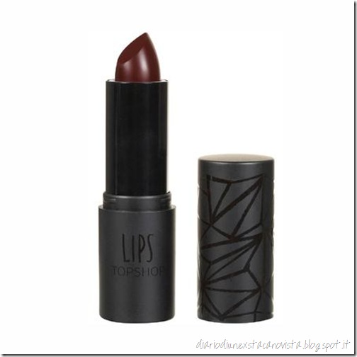 topshop lips in wicked burgundy