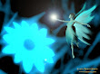 Fairy And A Blue Flower Star