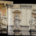 2005-07-05 036 Krakow, Poland - panorama of the statues in front of the Church of Saints Peter and Paul.JPG
