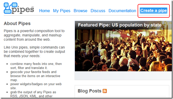 Pipes- Rewire the web