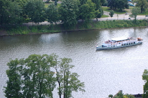 We would eventually ride that boat.  Not on this day though.