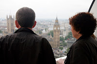Looking out at Big Ben