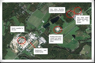 Areal view of Watchtower Wallkill incident