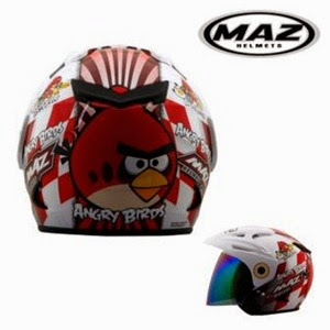 Model-Helm-MAZ-Angry-Bird-Merah