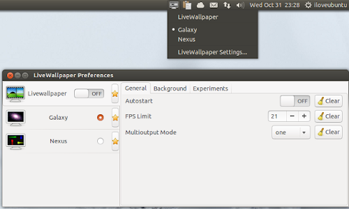 LiveWallpaper su Ubuntu