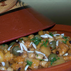 Chicken Tagine With Apricots and Honey