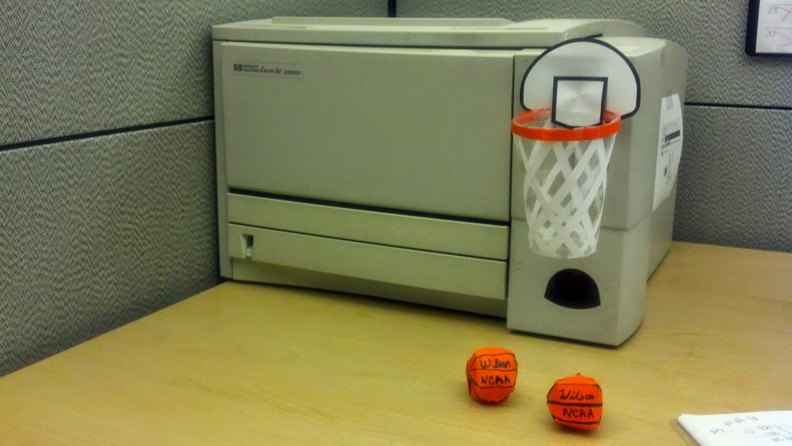 Tupigs Waffles Office Printer Cubical Decor Ideas